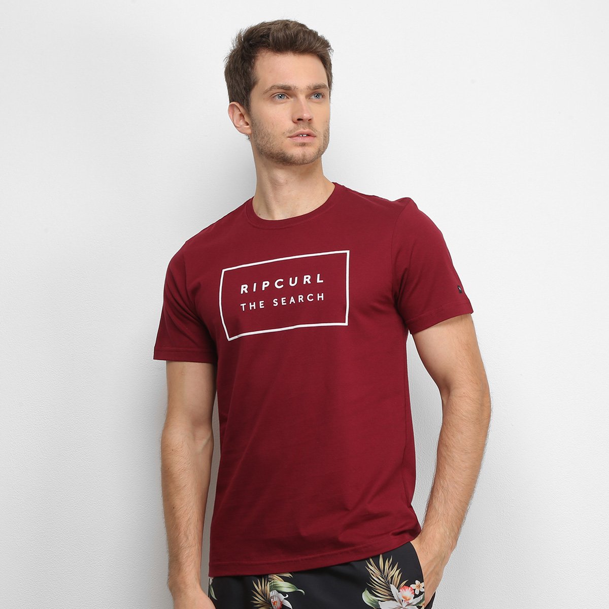 camisa rip curl vermelha