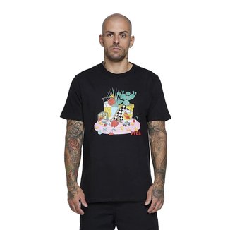 Camiseta Rvca Plus Size Luke Still Life R471A0471 Preta