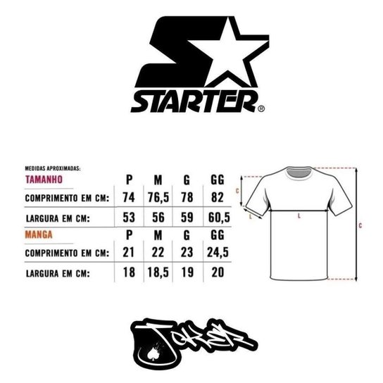Camiseta Starter Three Stars Masculina