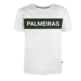 Camiseta Surf Center Palmeiras Classic Logo Masculina - Branco