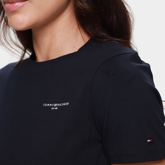 Camiseta Tommy Hilfiger 1985 Casual Feminina