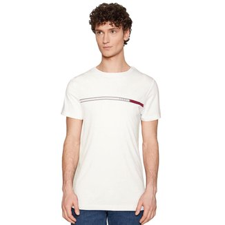 Camiseta Tommy Hilfiger Two Tone Chest Stripe Masculina