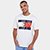 Camiseta Tommy Jeans RWB Crest FLG Masculina - Branco