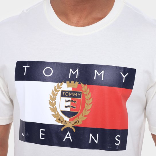 Camiseta Tommy Jeans RWB Crest FLG Masculina