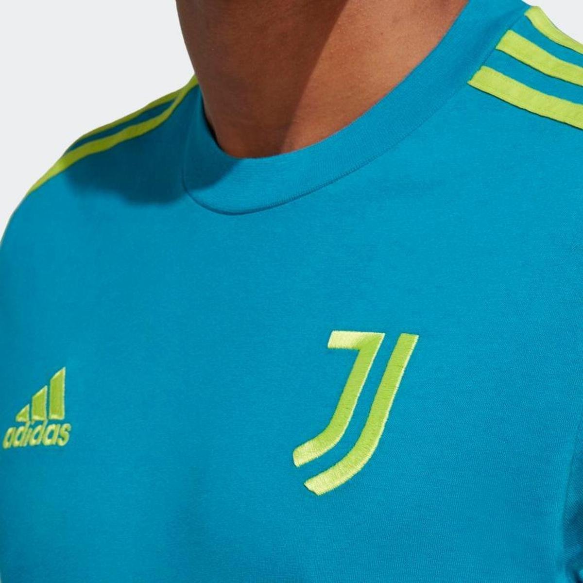 Camiseta Treino Juventus Condivo 22 Turquesa adidas HA2633