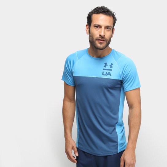 Camiseta Under Armour Mk1 Ss Colorblock Ss19 Masculina