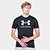 Camiseta Under Armour Sportstyle Masculina - Preto+Branco