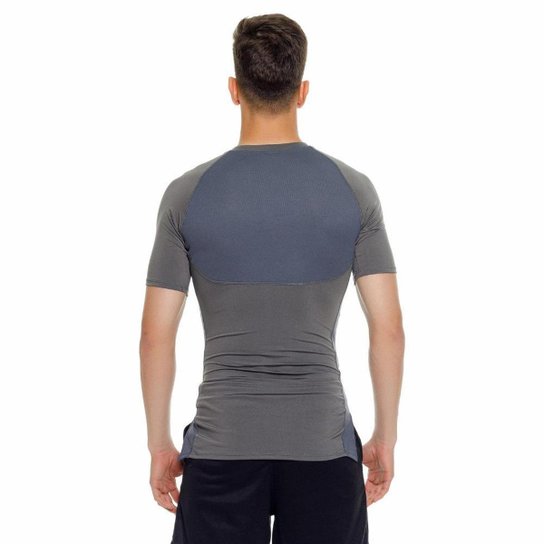Camiseta United performance de compressão térmica Manga Curta Proteção Solar UV 50+