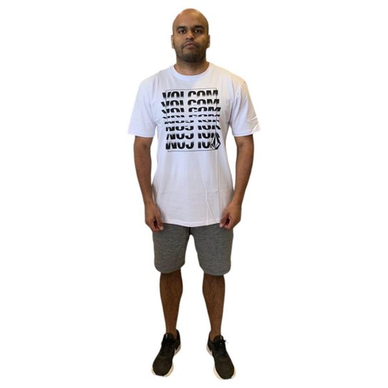 Camiseta Volcom Silk Frontal Flip Thru Original Masculina