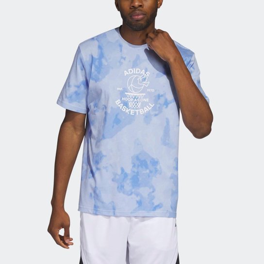 Camiseta Worldwide Hoops City Basketball-Azul Adidas