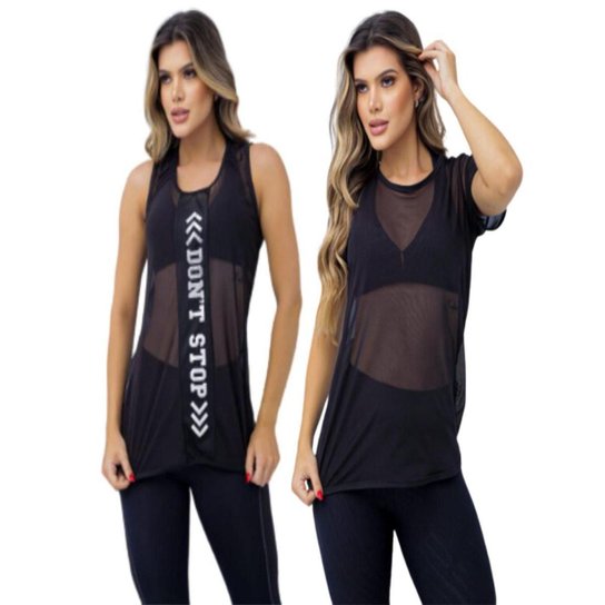 Camisetas Fitness Academia Yoga Pilates Vestleg Tapa Bumbum