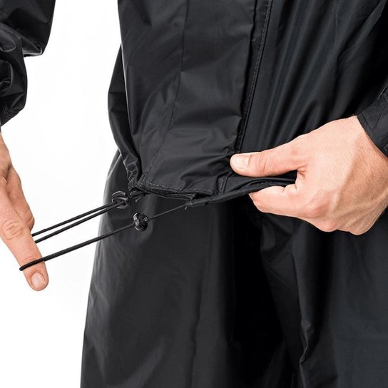 Capa De Chuva Motoqueiro Nylon Pantaneiro Com Gola