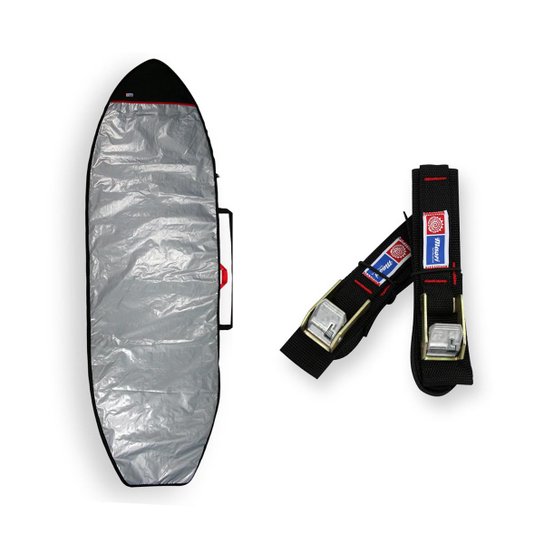 Capa Prancha Stand Up Paddle Sup 9'0 A 9'5 + Fita Rack Std - Maori Extreme