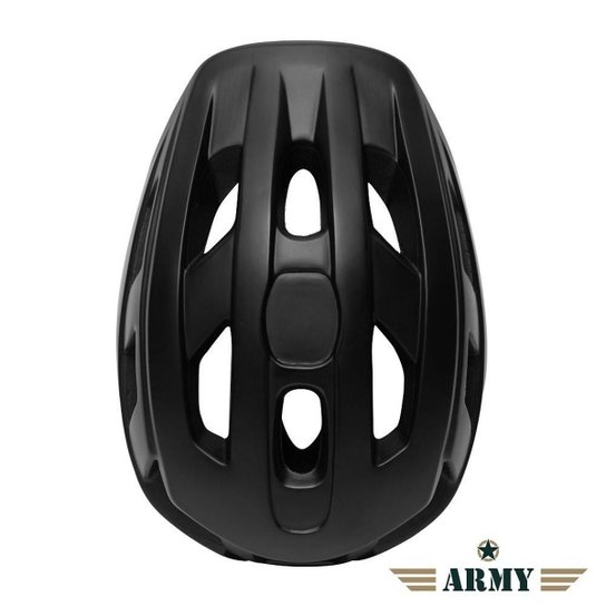 Capacete Bike Infantil fechado MTB/BMX/SKATE/PATINS Army Preto