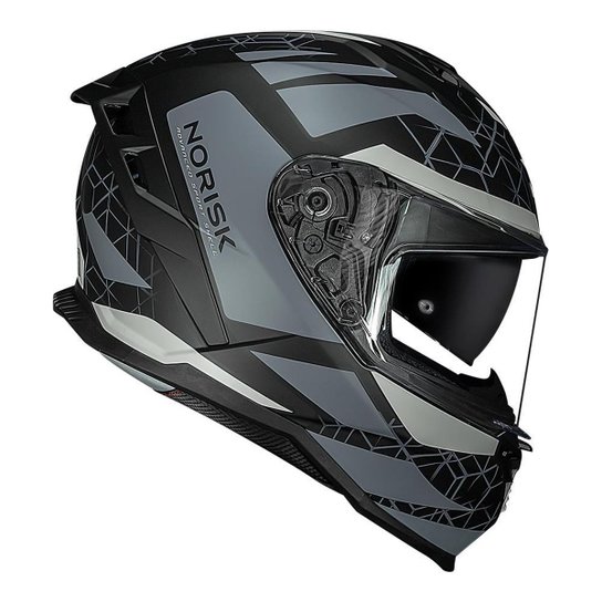 Capacete Norisk Strada 2 Evoque Preto Camuflado C/ Óculos Masculino e Feminino