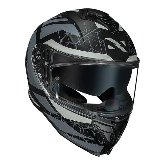 Capacete Norisk Strada 2 Evoque Preto Camuflado C/ Óculos Masculino e Feminino