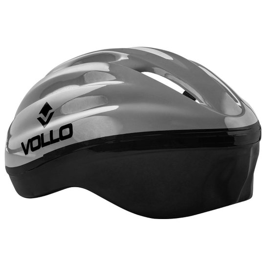 Capacete Pequeno Cinza Vollo