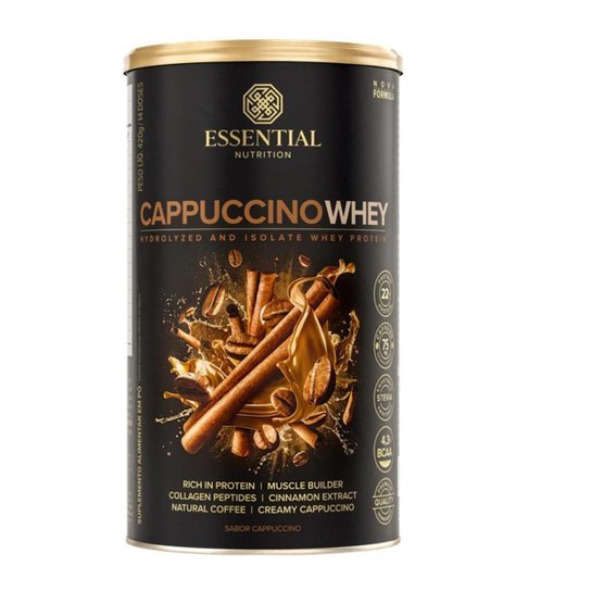 Cappuccino Whey Hidrolisado (420g) - Essential