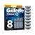 Carga para Aparelho de Barbear Gillette Mach3 - 8 Unidades - Azul
