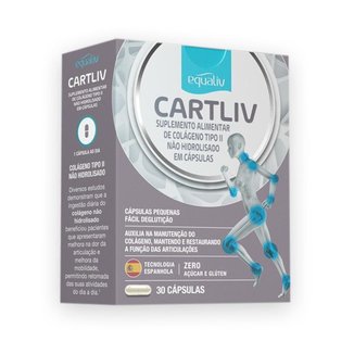 Cartliv Suplemento de Colágeno Tipo 2 60 cápsulas Equaliv