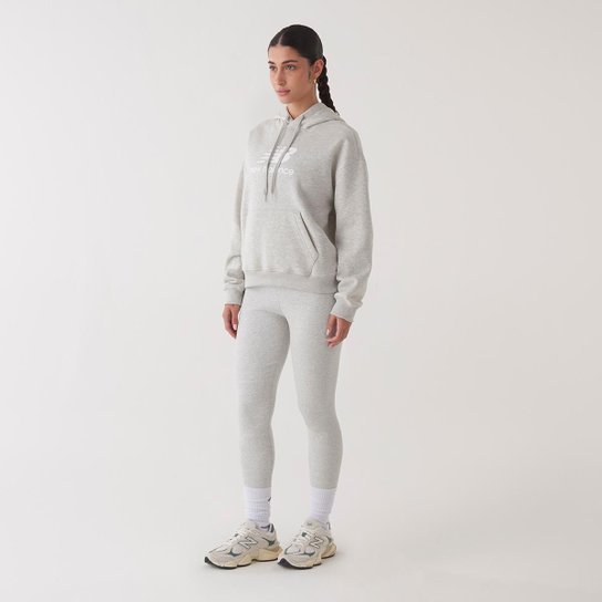 Casaco Com Capuz Com Felpa Essentials Basic Feminino