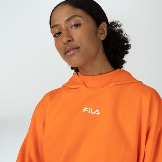 Casaco Com Capuz Fila Italian Style Feminino
