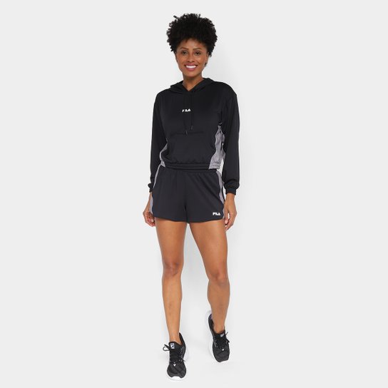 Casaco Fila Block Sports Com Capuz Feminino