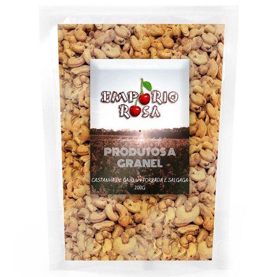 Castanha de Caju Empório Rosa Torrada Salgada 200g