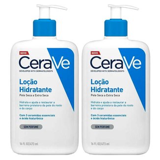 CeraVe Kit com Duas Loções Hidratantes Kit