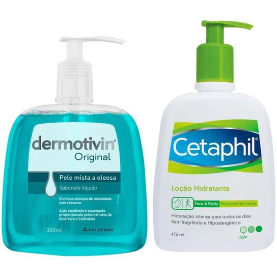 Cetaphil Kit – Loção Hidratante + Sabonete Líquido Kit