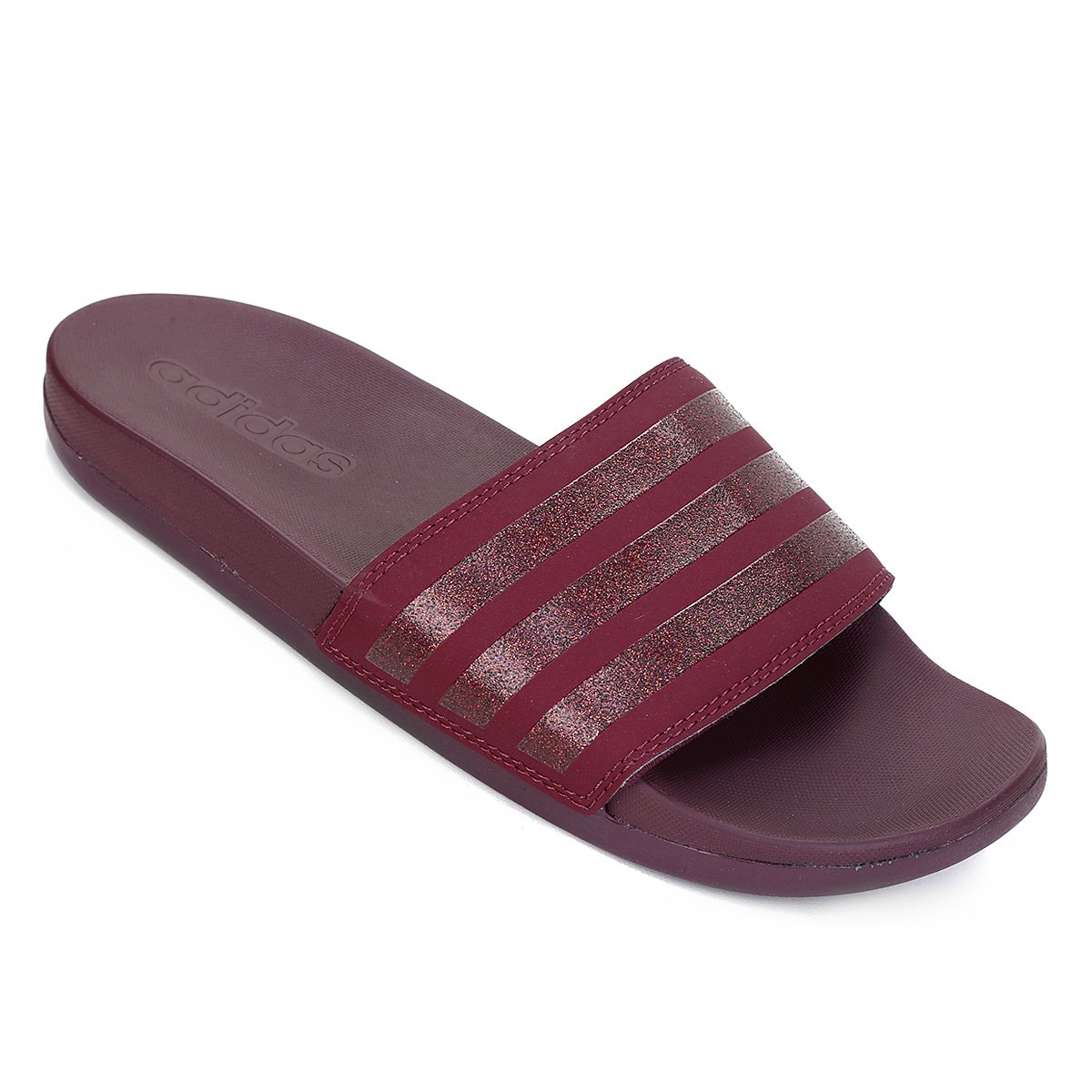chinelo adidas vinho