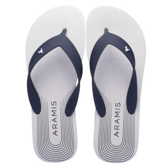 Chinelo Aramis Curves Branco 40