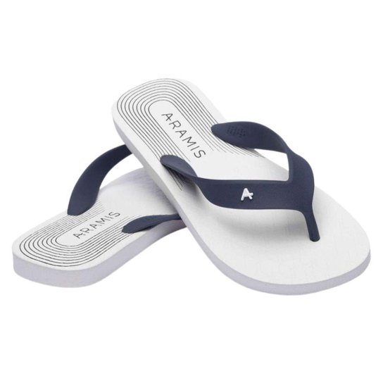 Chinelo Aramis Curves Branco 40