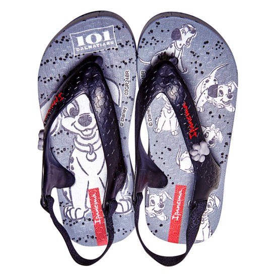 Chinelo Bebê Grendene Dálmatas Menino