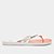 Chinelo Hang Loose Flip Flop Masculino - Branco+Laranja