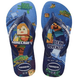 Chinelo Havaianas Kids Minecraft Infantil 