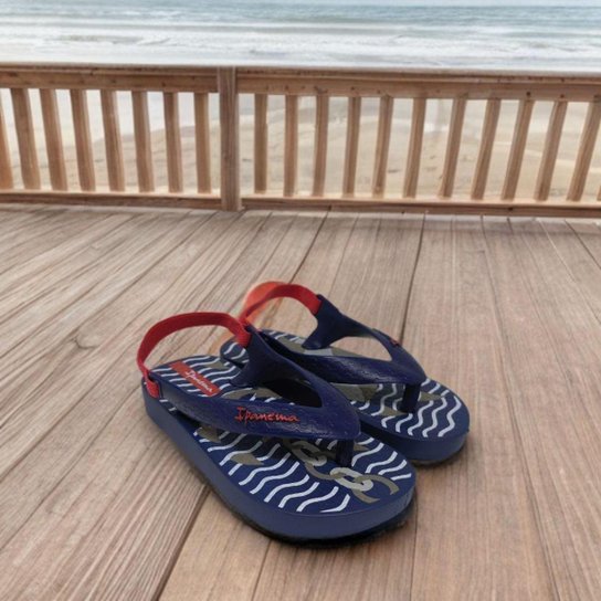 Chinelo Infantil Menino Prático Resistente Ipanema kids