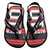 Chinelo Infantil Rider Street Fun - Preto Fosco+Vermelho