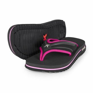Chinelo Kenner Kivah L7 Masculino - Preto e Rosa - 43
