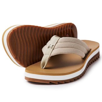 Chinelo Kenner Kyra Confy Feminino - Branco e Bege - 36