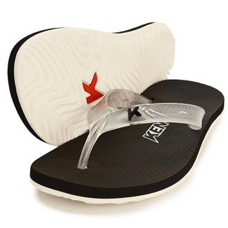 Chinelo Kenner New Summer Masculino - Preto e Cinza - 35