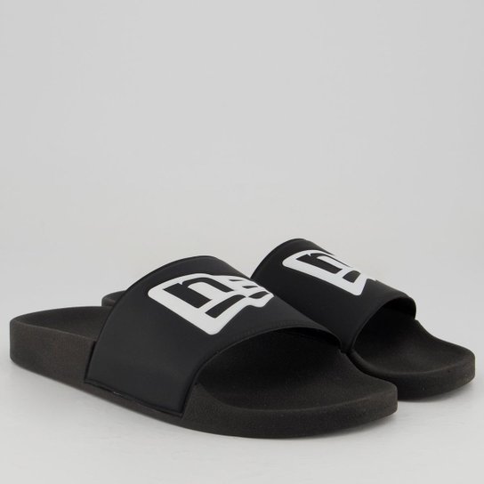 Chinelo New Era Slide Flag Ne Branded Preto