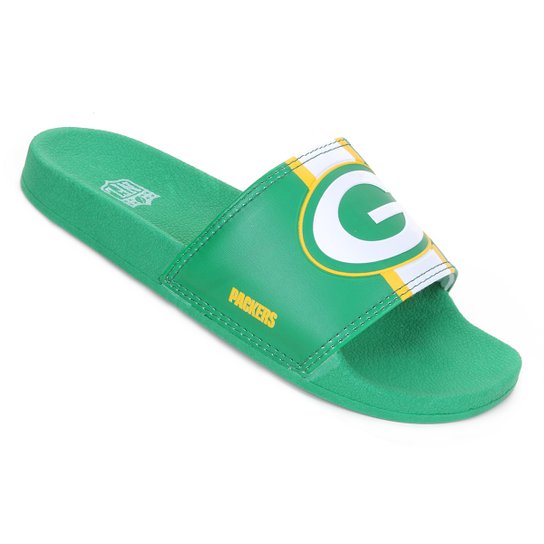Chinelo NFL Green Bay Packers New Era Slide Masculino