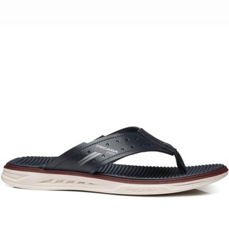 Chinelo Pegada Couro Masculino