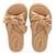 Chinelo Slide Feminino Modare Napa Microfuros Caramelo - Nude