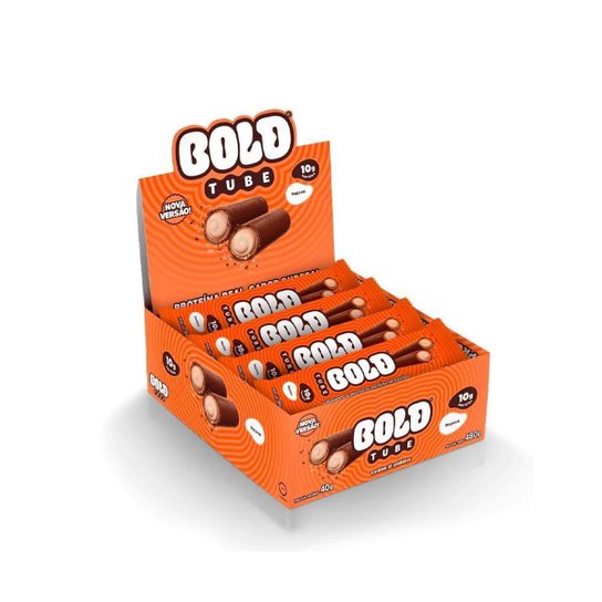 Chocolate Proteico BOLD Tube Caixa Mista 10g de Proteína - 12 Un.