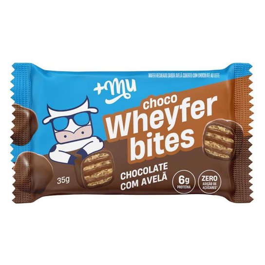 Chocowheyfer Bites +Mu – Chocolate com Avelã 1Un