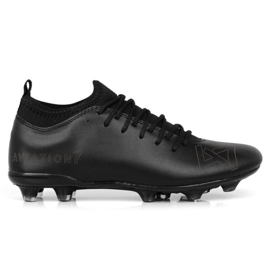 Chuteira Aviation7 Botinha A Futebol Campo Gramado Travas Masculina