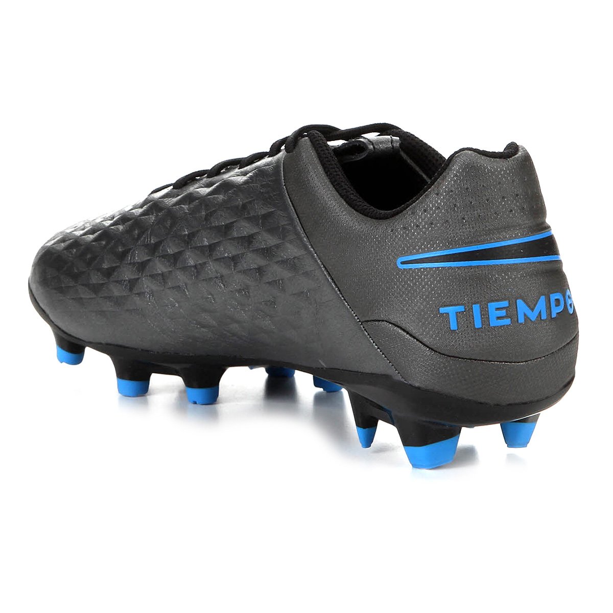 chuteira nike tiempo campo preta