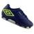 Chuteira Campo Umbro Speed IV Jr Infantil - Azul+Verde